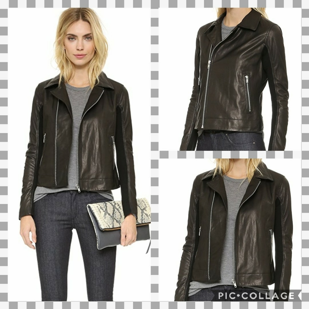 June Lambskin Leather Motorcycle Jacket - Picture 7 of 7